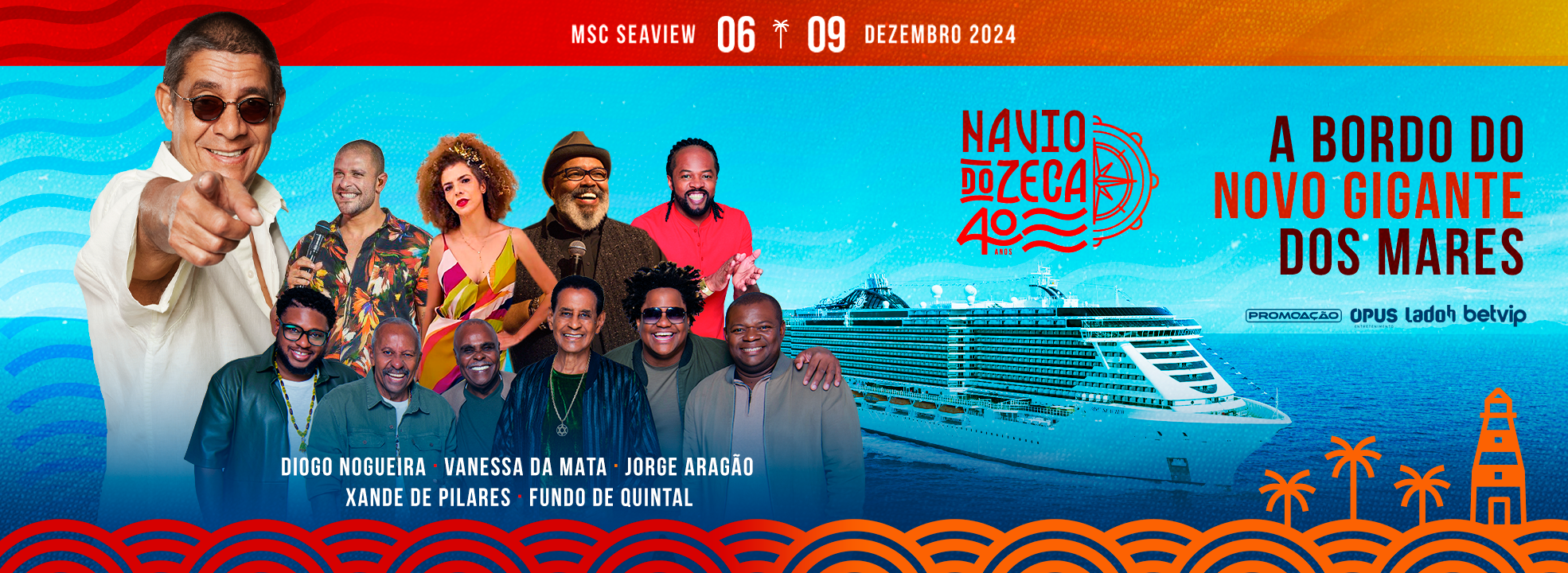 cruzeiro navio do zeca 2024